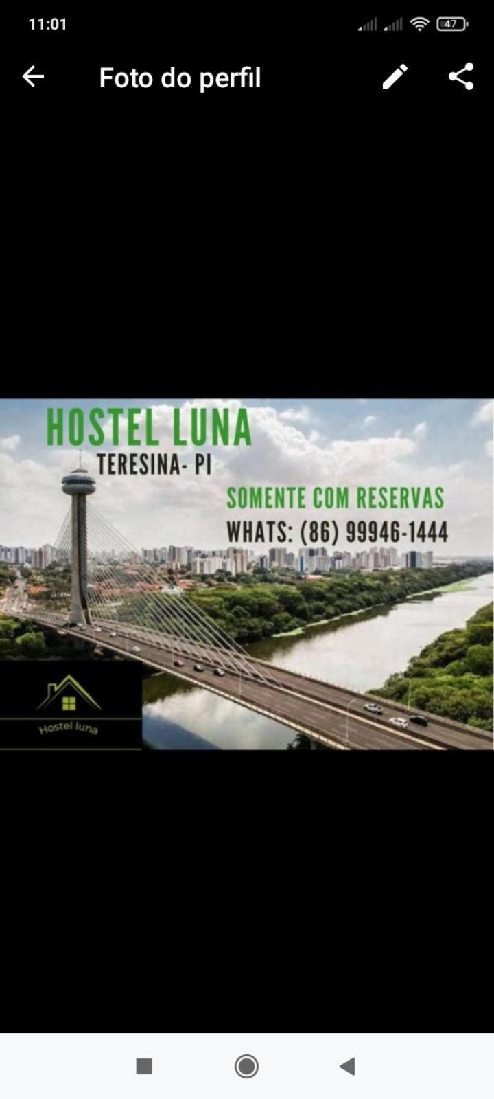 Hostel Luna Teresina Buitenkant foto